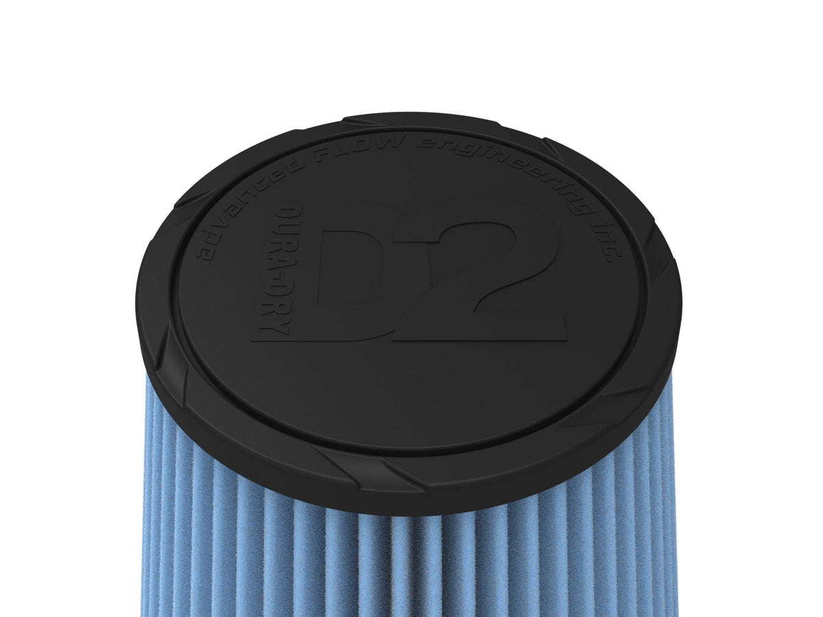 aFe POWER Universal Clamp-On Air Filter w/ D2 Dura-Dry Media - 6in F x 7.5in B x 5.5in T x 7in H - 21-60507V - view 4