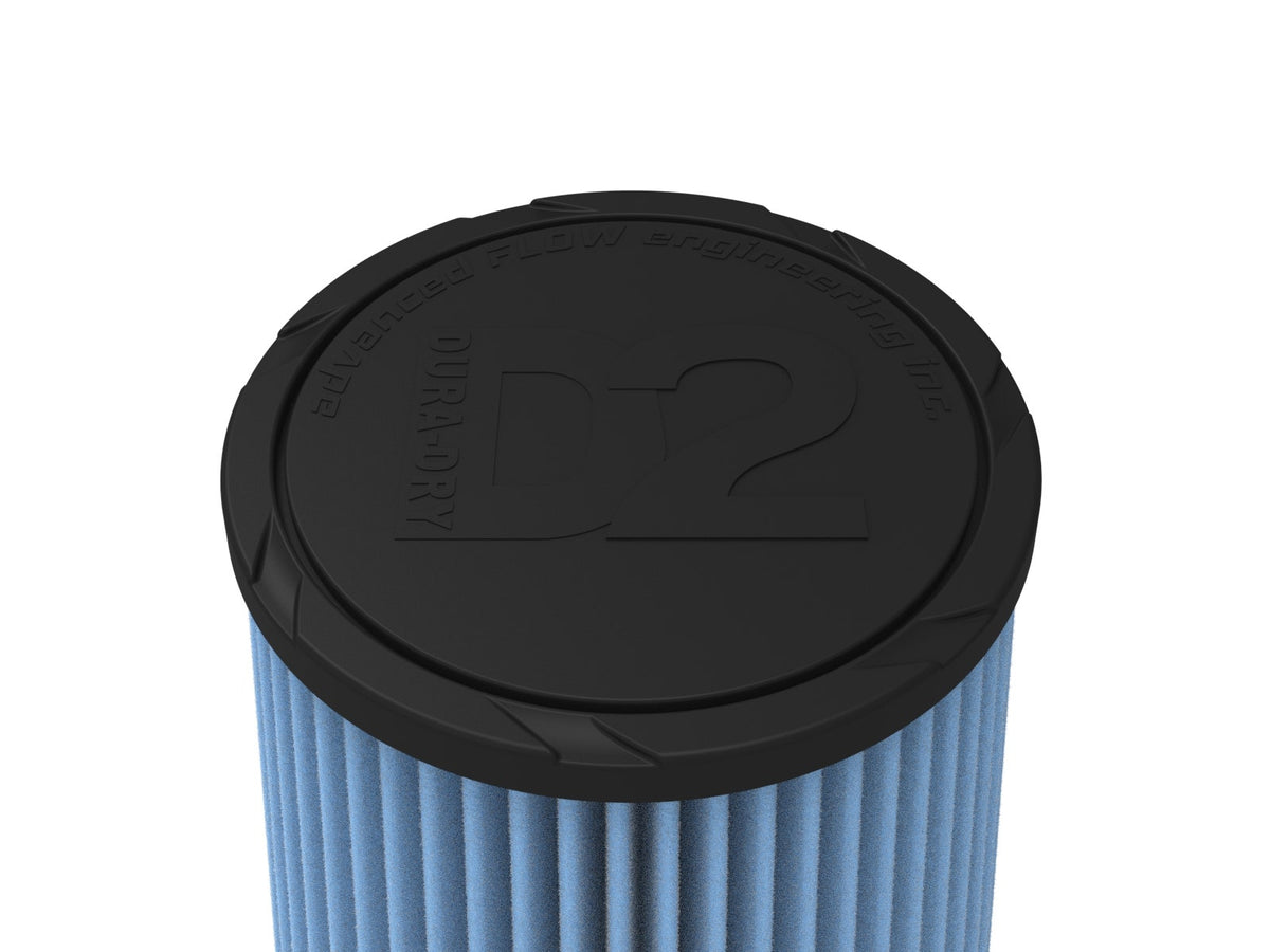 aFe POWER Universal Clamp-On Air Filter w/ D2 Dura-Dry Media - 6in F x 7.5in B x 5.5in T x 12in H - 21-60512V - view 4