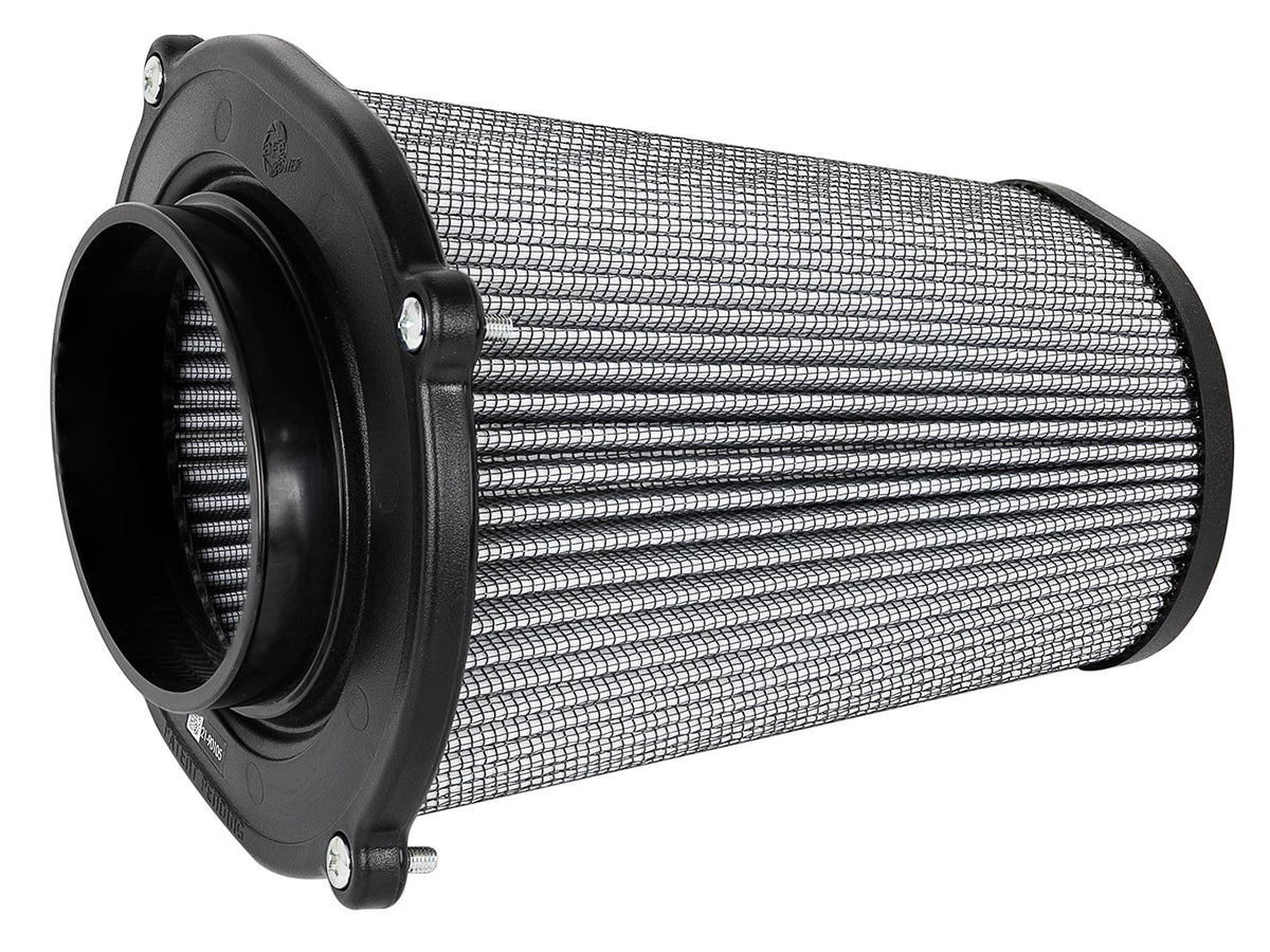 afe QUANTUM Intake Rplcmnt Air Filter (5-1/2x4-1/4)IN F x(8-1/2x7-1/4)IN B x(5-3/4x4-1/2)IN T x9IN H - 21-90105