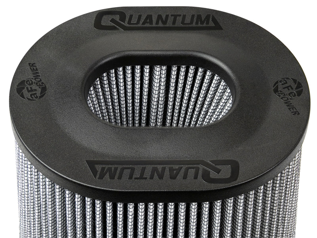 afe QUANTUM Intake Rplcmnt Air Filter (5-1/2x4-1/4)IN F x(8-1/2x7-1/4)IN B x(5-3/4x4-1/2)IN T x9IN H - 21-90105
