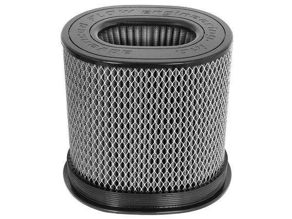 aFe Magnum FLOW Air Filter Pro DRY S (6.5x4.75)in F x (9x7)in B x (9x7) T (Inverted) x 9in H - 21-91109