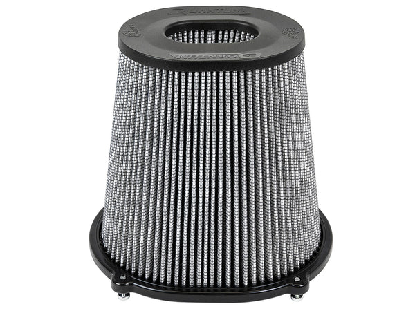 aFe Quantum Pro DRY S Air Filter Inverted Top - 5in Flange x 9in Height - Dry PDS - 21-91129