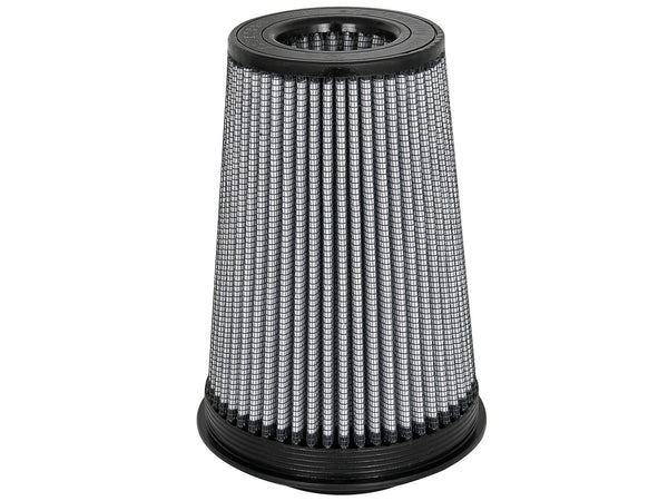 aFe Magnum FLOW Pro DRY S Air Filter 3-1/2in F x 6in B x 4-1/2in T (Inverted) x 9in H - 21-91135