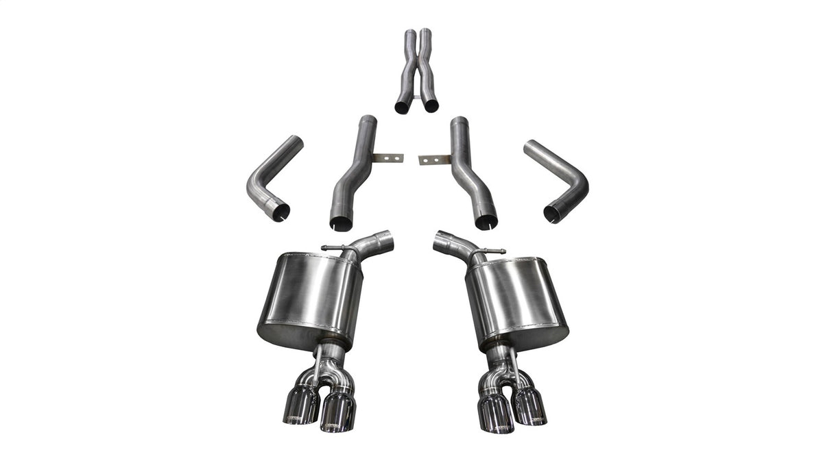 Corsa 2017-2023 Dodge Challenger 5.7L V8 Xtreme Cat-Back Dual Rear Exit w/3.5in Polished Tips - 21006