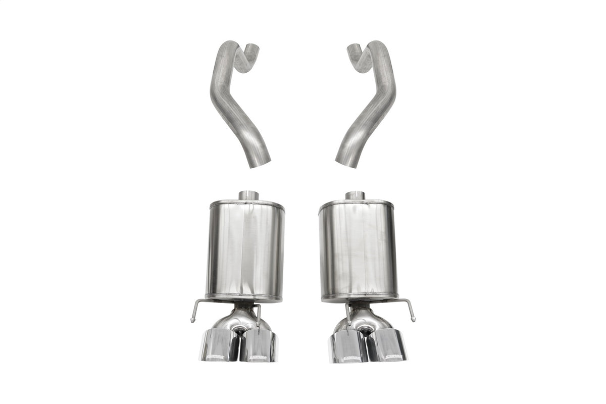 Corsa 05-08 Chevrolet Corvette (C6) 6.0L/6.2L Polished Xtreme Axle-Back Exhaust w/4.5in Tips - 21010
