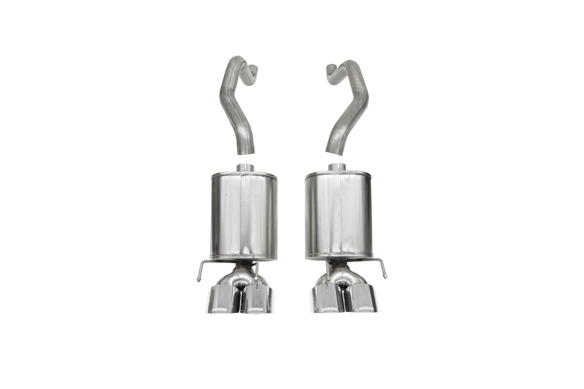 Corsa 09-13 Chevrolet Corvette (C6) 6.2L Polished Xtreme Axle-Back Exhaust w/4.5in Tips - 21012