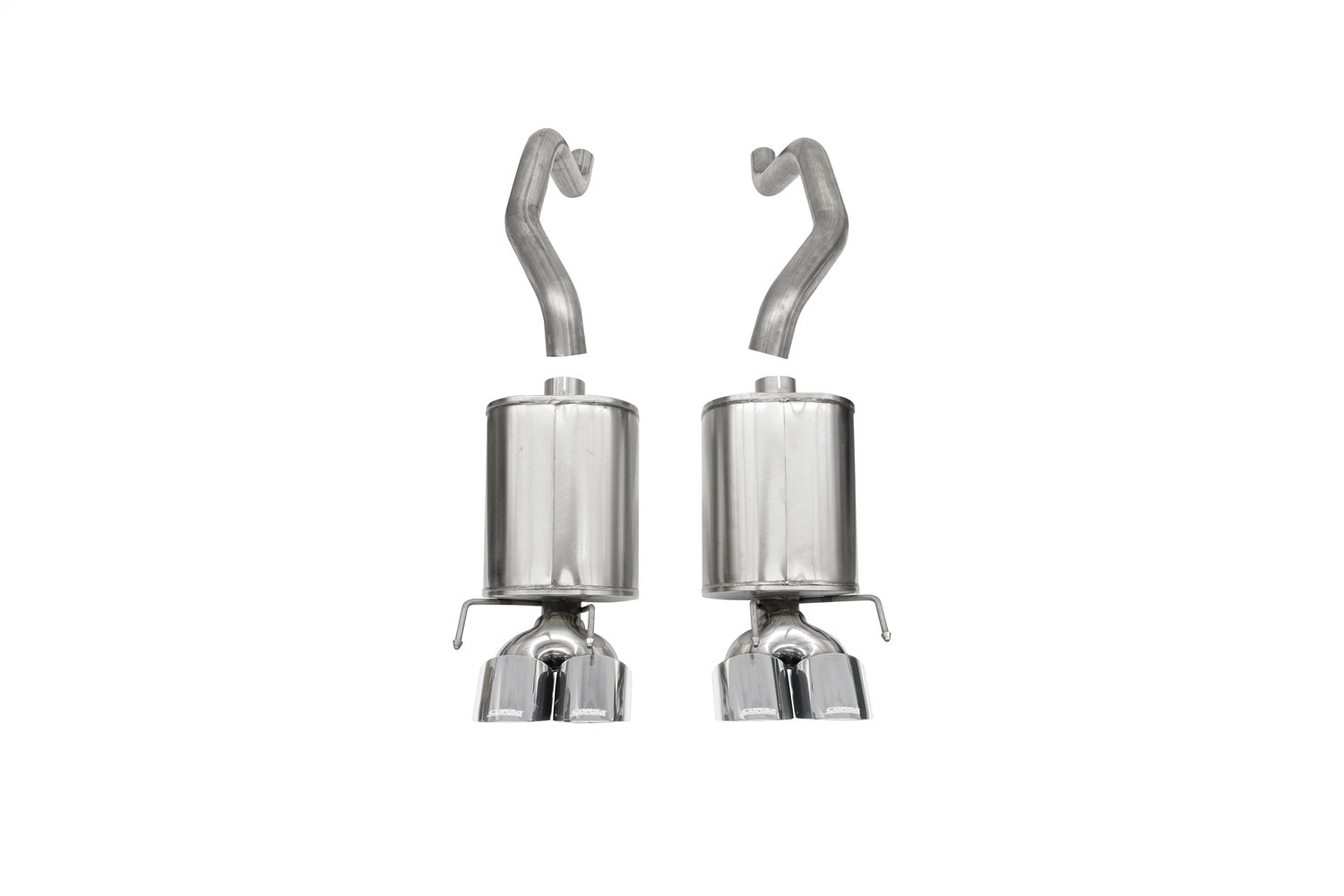 Corsa 09-13 Chevrolet Corvette (C6) 6.2L Polished Xtreme Axle-Back Exhaust w/4.5in Tips - 21012