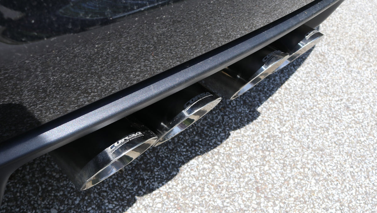 Corsa 09-13 Chevrolet Corvette (C6) 6.2L Polished Xtreme Axle-Back Exhaust w/4.5in Tips - 21012