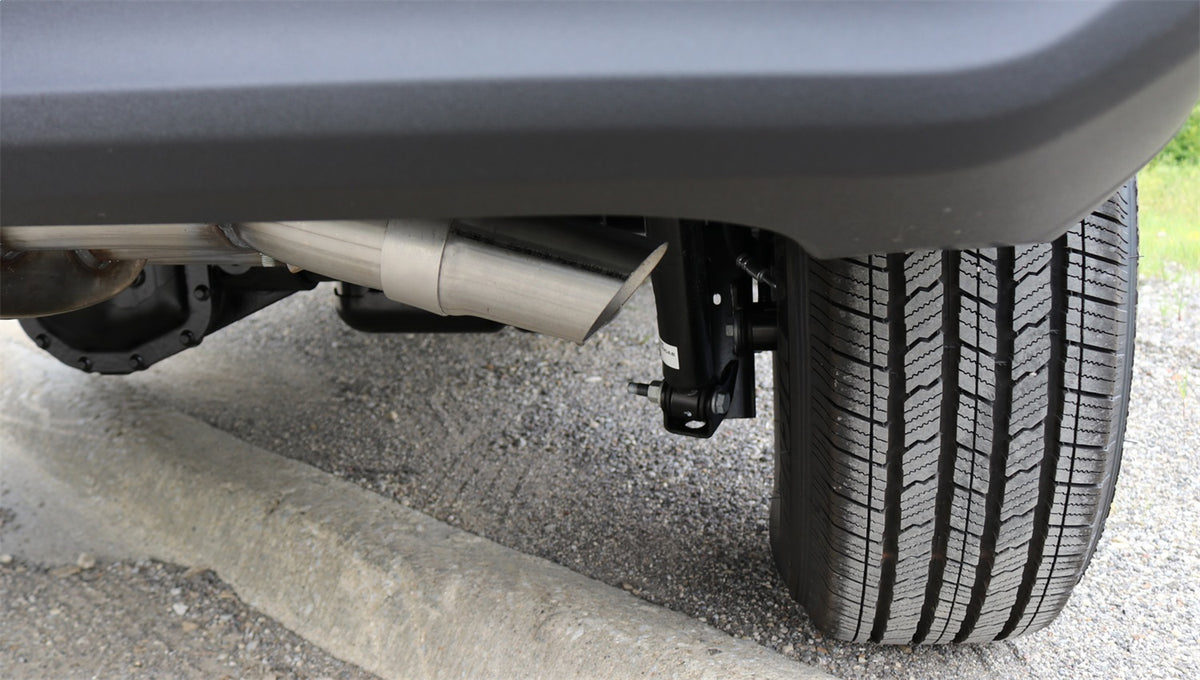 Corsa 2018-2024 Jeep Wrangler JL 2.5in Dual Rear Turn Down Exit Sport Axle-Back Exhaust - 21013