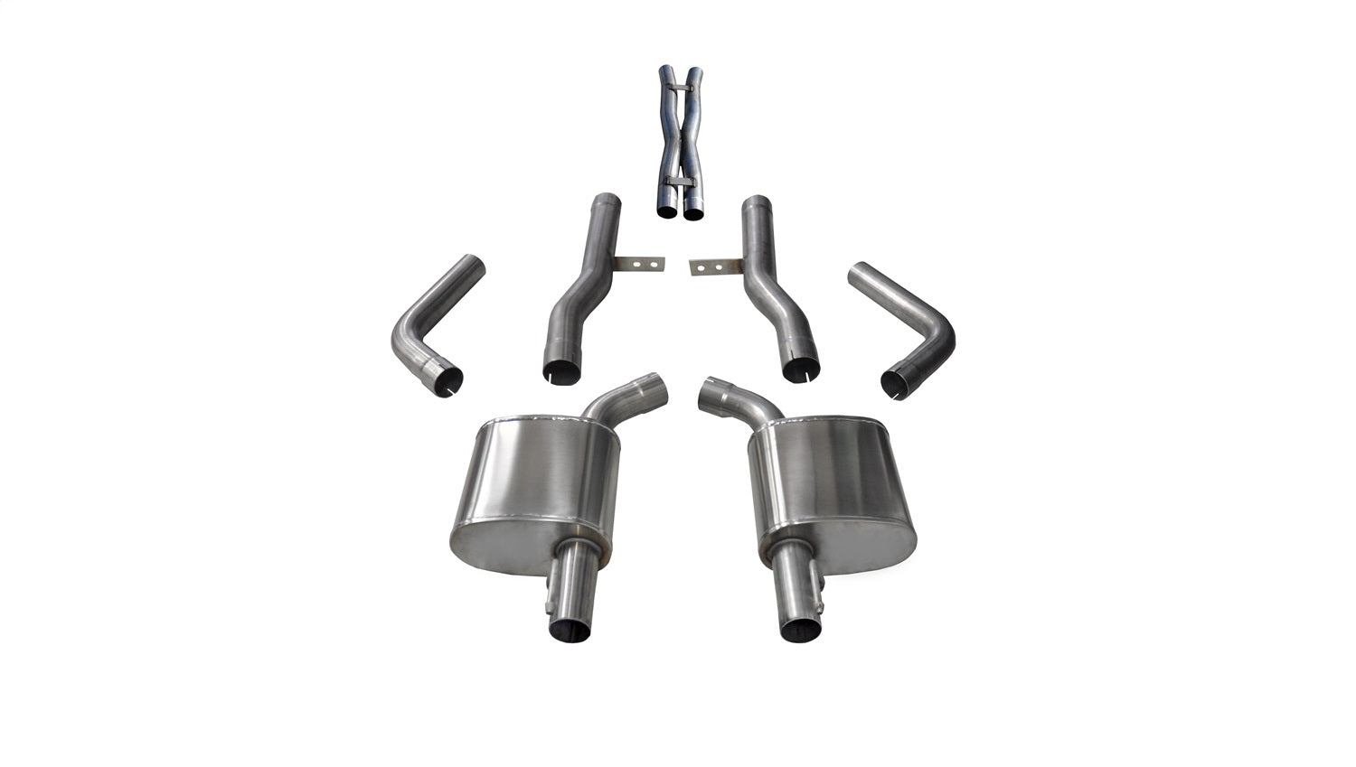 Corsa 2017-2020 Dodge Charger/Chrysler 300 5.7L V8 Xtreme Cat-Back Dual Rear Exit w/o Tips - 21018