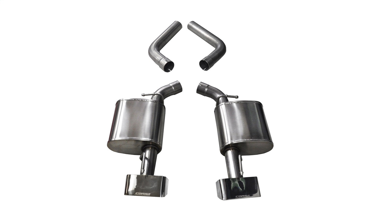 Corsa 2015-2023 Dodge Challenger 6.4L V8 2.75in Dual Rear Exit Axle-Back Sport GTX2 Polished Tips - 21021