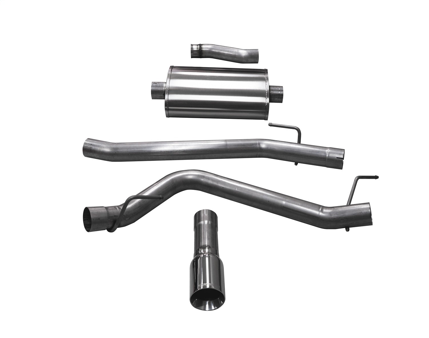Corsa 2020-2024 Jeep Gladiator JT 3.6L Single Side Exit Cat-Back Exhaust w/ Single 4in PolishedTip - 21060
