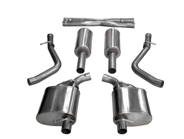 Corsa 2015-2023 Dodge Challenger 3.6L 2.5in Cat-Back Dual Rear Exit (re-uses stock exhaust bezel) - 21066