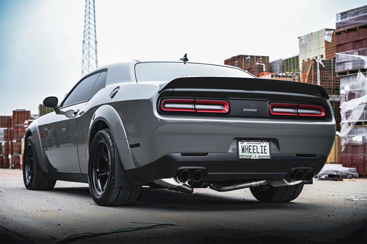Corsa 15-21 Challenger SRT/Hellcat/Demon/Redeye 2.75in Valved CB DR Exit w/ Twin 3.5in Pol Pro Tips - 21070