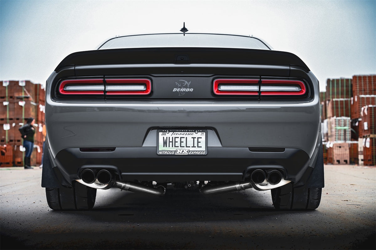 Corsa 15-21 Challenger SRT/Hellcat/Demon/Redeye 2.75in Valved CB DR Exit w/ Twin 3.5in Pol Pro Tips - 21070