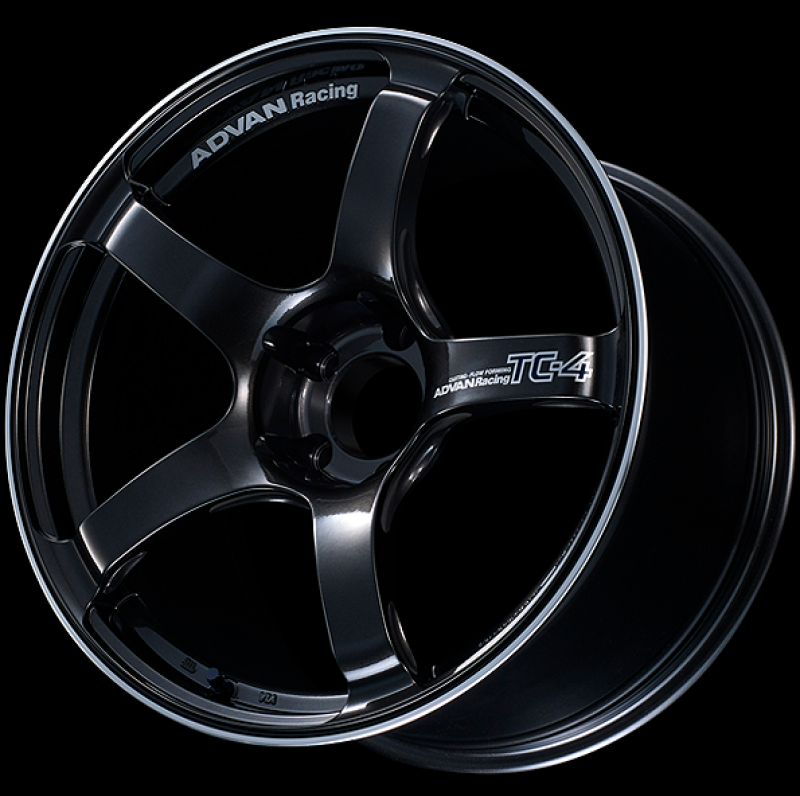 Advan TC4 17X8.5 +50 5-114.3 Black Gunmetallic &amp; Ring Wheel - YAD7H50EBGR