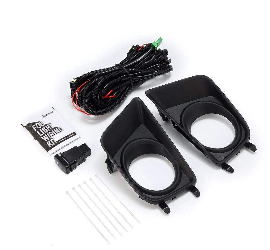 AlphaRex 12-15 Toyota Tacoma Bezel & Wiring Kit (Does Not Include Fog Lights) - 211005