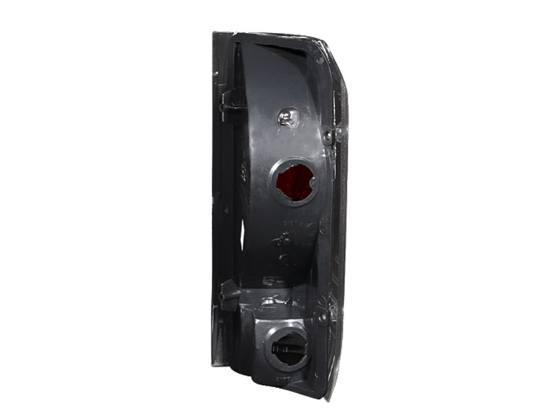 ANZO 1989-1996 Ford F-150 Taillights Black - 211062