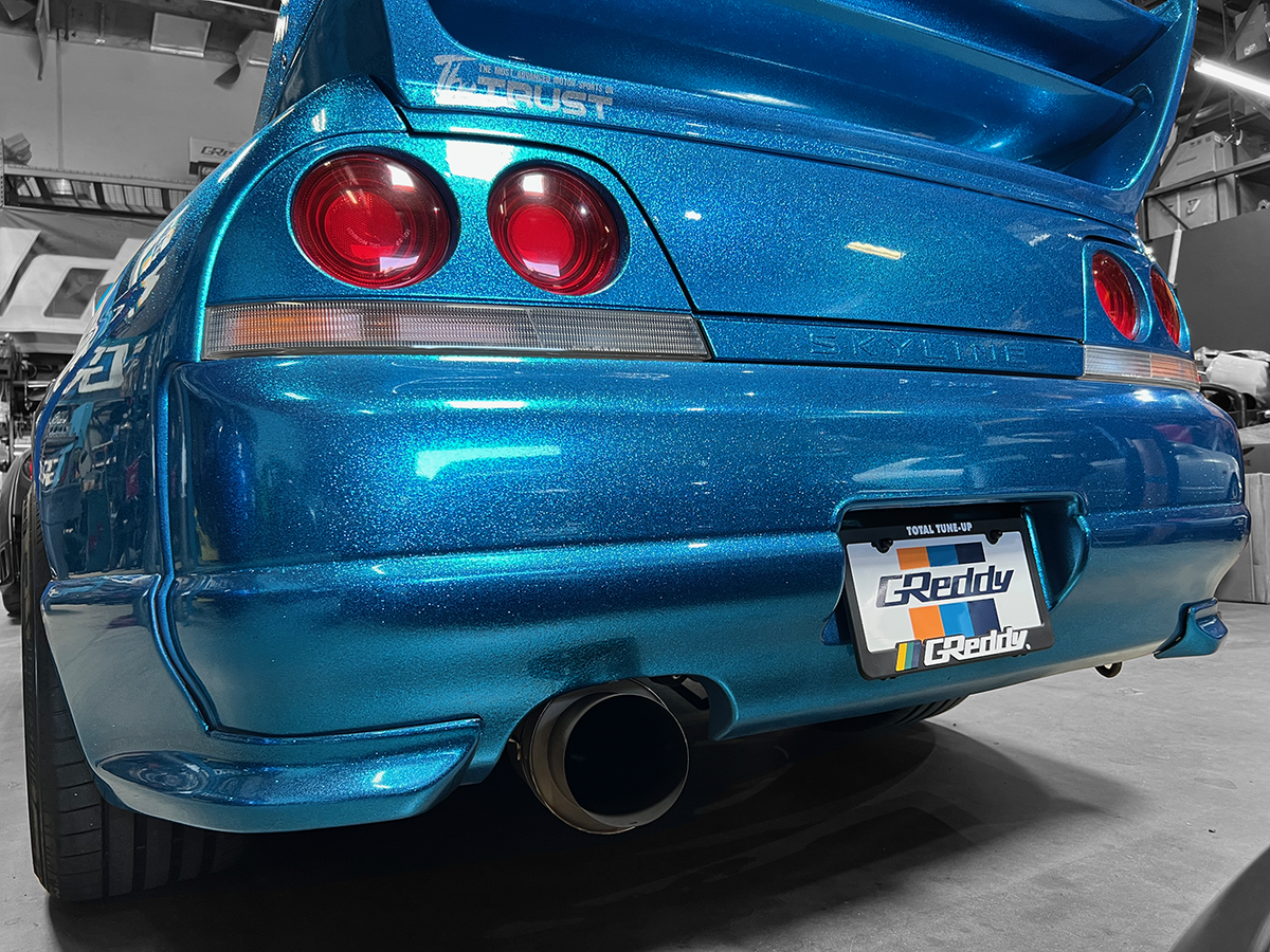 GReddy - GReddy Total Tune Up License Plate Frame - "Black-out" or "Color" - 21112000