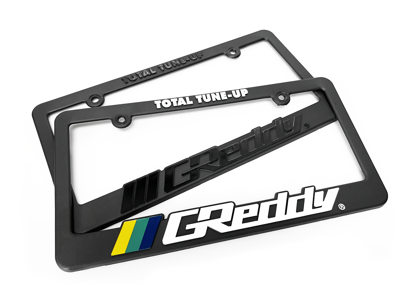 GReddy - GReddy Total Tune Up License Plate Frame - "Black-out" or "Color" - 21112000