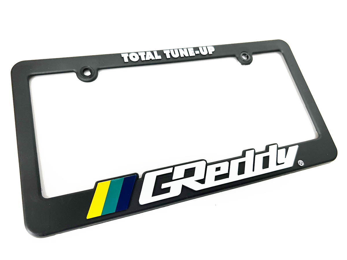 GReddy - GReddy Total Tune Up License Plate Frame - "Black-out" or "Color" - 21112000