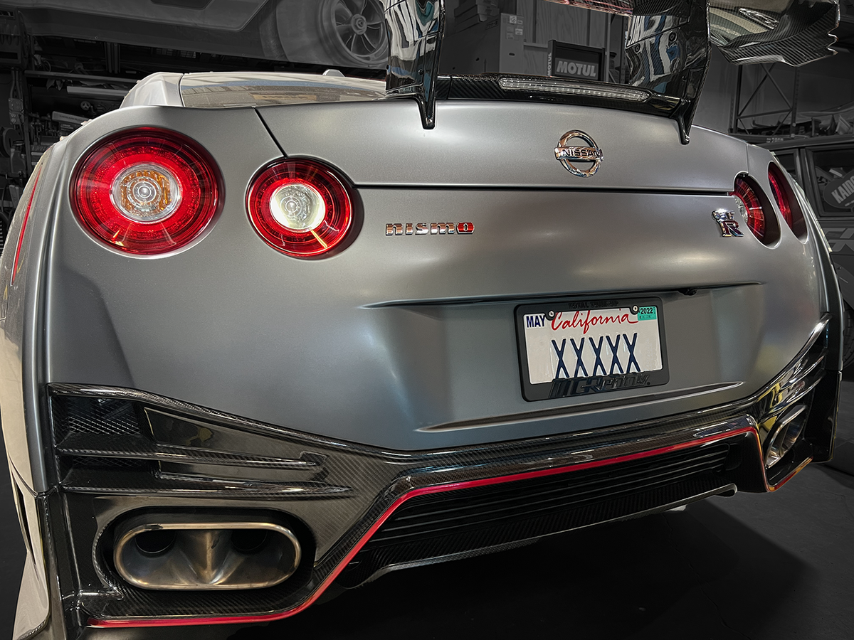 GReddy - GReddy Total Tune Up License Plate Frame - "Black-out" or "Color" - 21112000