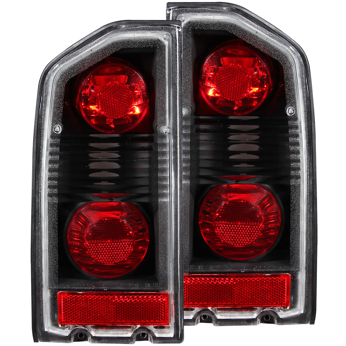 ANZO 1988-1998 Suzuki Vitara Taillights Black - 211134 for 1989-1998 Suzuki Sidekick - front view