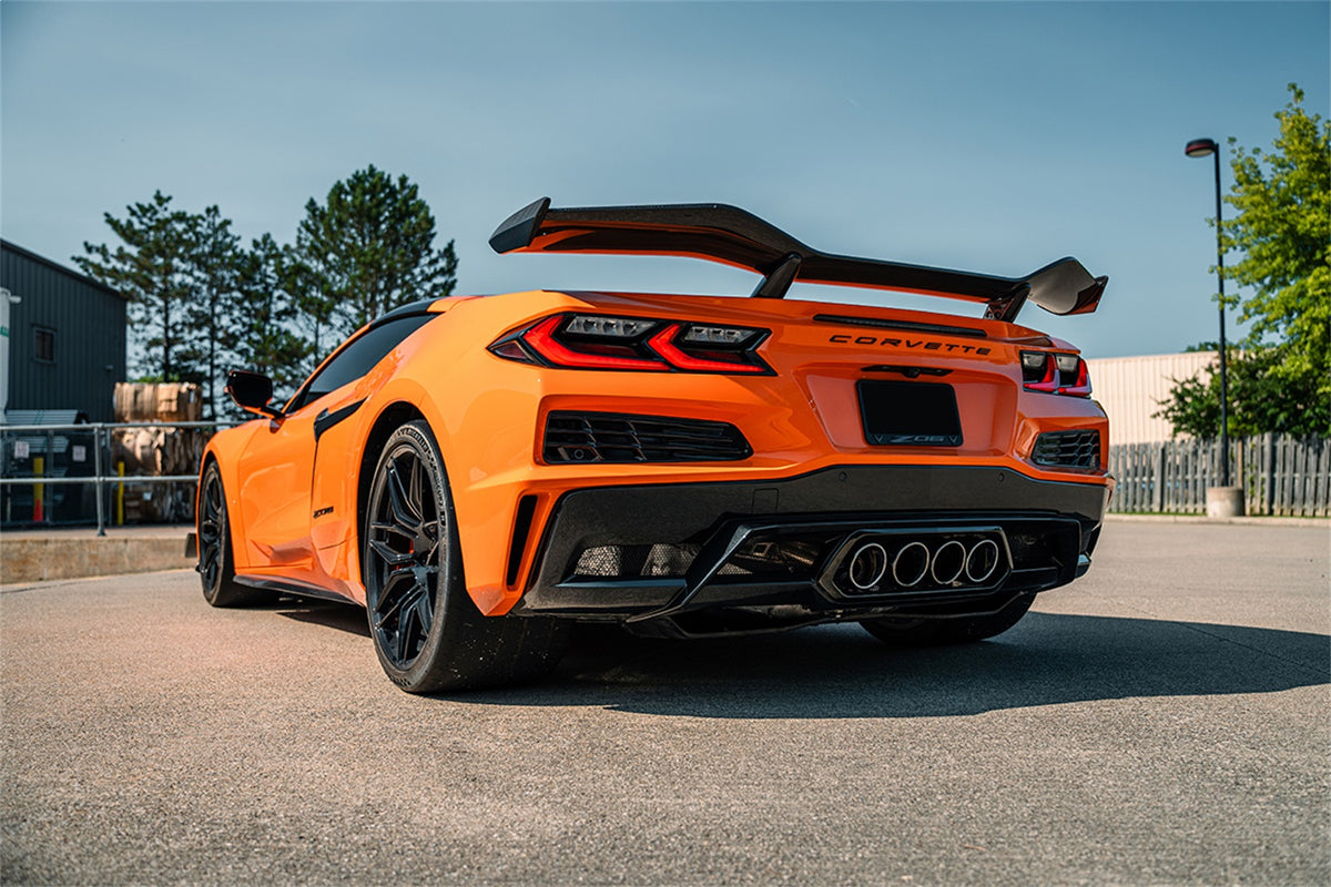 Corsa 2023 Chevrolet Corvette C8 Z06 3in Valved Cat-Back Exhaust Muffler Delete Track System w/o Tip - 21113