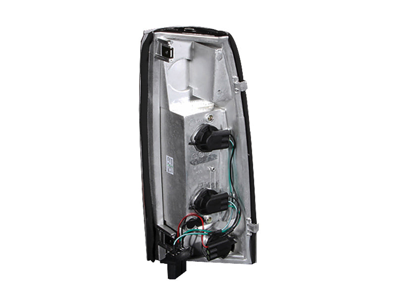 ANZO 1999-2000 Cadillac Escalade Taillights Black - New Gen - 211144