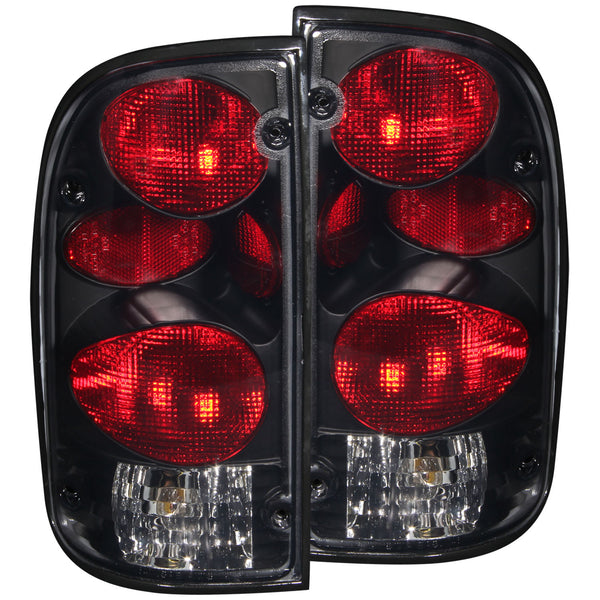 ANZO 1995-2000 Toyota Tacoma Taillights Dark Smoke G2 - 211180 for 1995-2000 Toyota Tacoma - front view