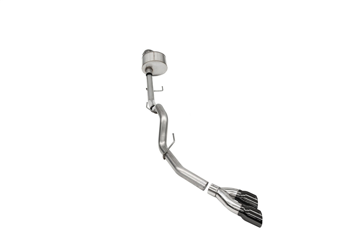 Corsa 2021-2022 Ford F-150 Regular Cab/6.5in Bed 5.0L V8 Xtreme Cat-Back Single Side Exit-Black PVD - 21142BLK