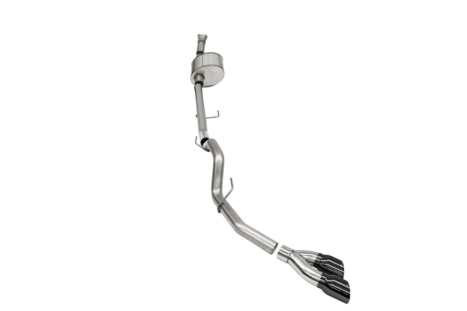 Corsa 2021-2024 Ford F-150 Regular Cab/ 8in Bed 5.0L V8 Xtreme Cat-Back Single Side Exit-Black PVD - 21145BLK