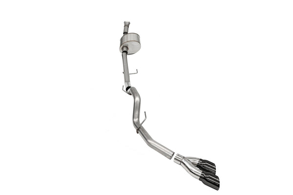 Corsa 2021-2024 Ford F-150 Regular Cab/ 8in Bed 5.0L V8 Xtreme Cat-Back Single Side Exit-Black PVD - 21145BLK