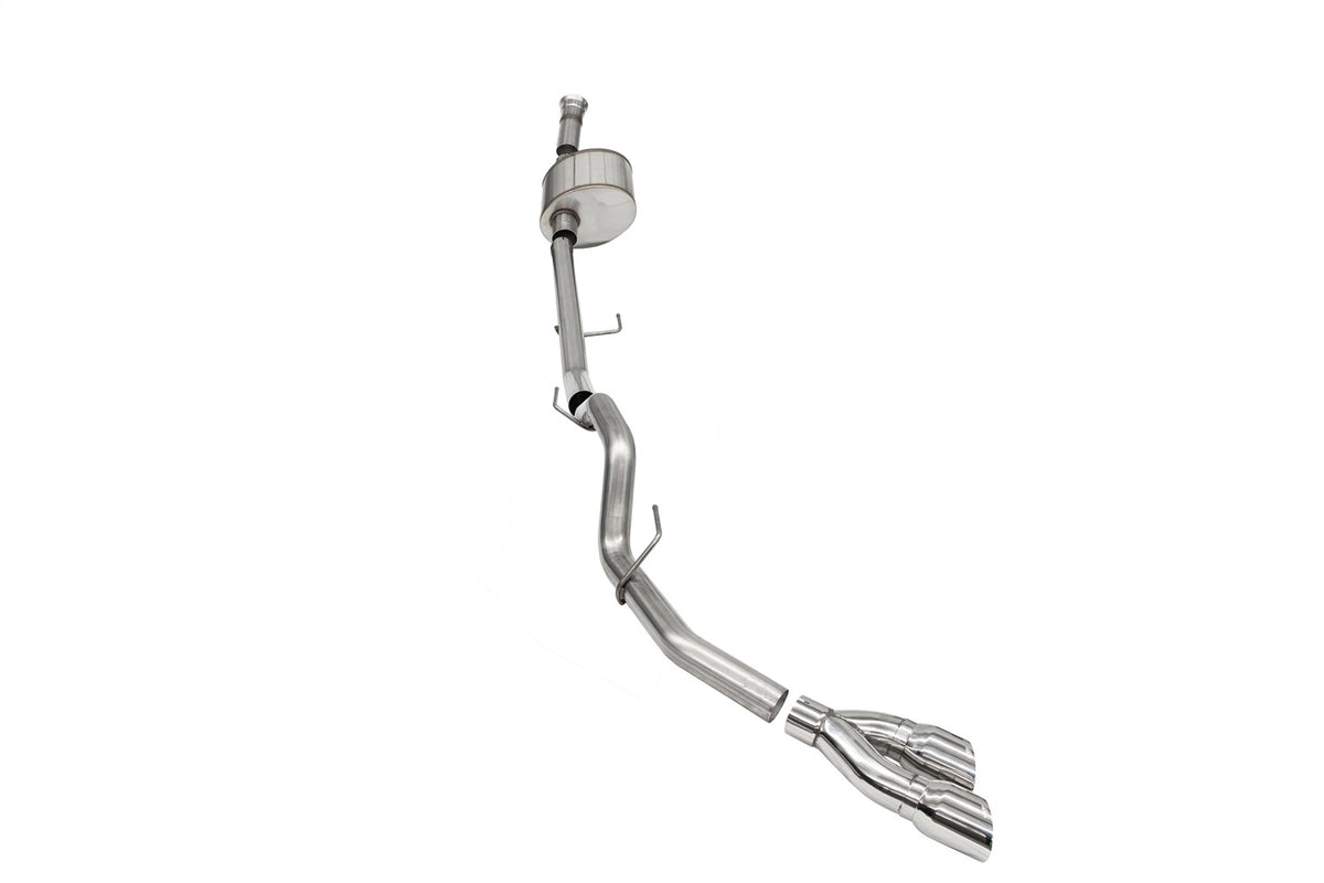 Corsa 2021-2024 Ford F-150 Regular Cab/ 8in Bed 5.0L V8 Xtreme Cat-Back Single Side Exit-Polished - 21145