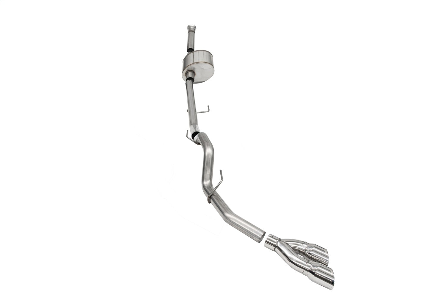 Corsa 2021-2024 Ford F-150 SuperCab/6.5in Bed 5.0L V8 Xtreme Cat-Back Single Side Exit-Polished - 21148