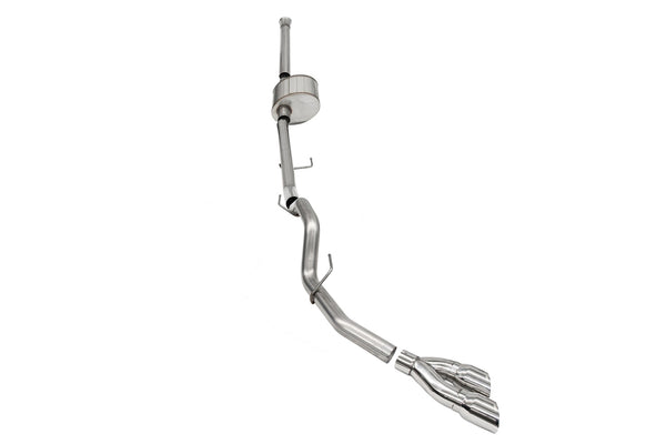Corsa 2021-2024 Ford F-150 SuperCrew/6.5in Bed 5.0L V8 Xtreme Cat-Back Dual Side Exit-Polished - 21151