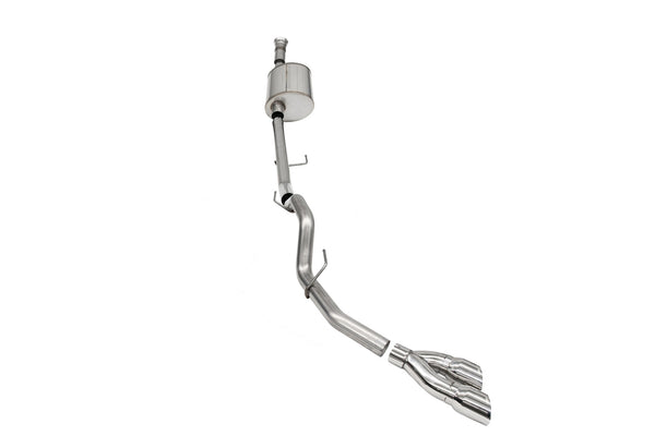 Corsa 2021-2022 Ford F-150 SuperCab/6.5in Bed 5.0L V8 Sport Cat-Back Single Side Exit-Polished - 21157