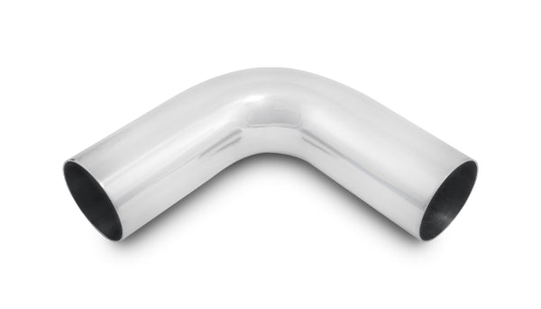 Vibrant 1in O.D. Universal Aluminum Tubing (90 Degree Bend) - Polished - 2117