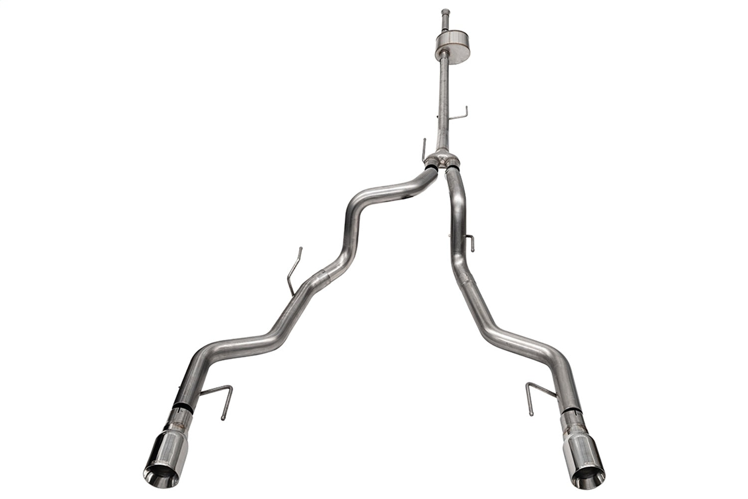 Corsa 2022-2024 2023 Ford F-150 SuperCrew/5.5ft Bed 5.0L V8 Xtreme Cat-Back Dual Rear Exit-Polished - 21183