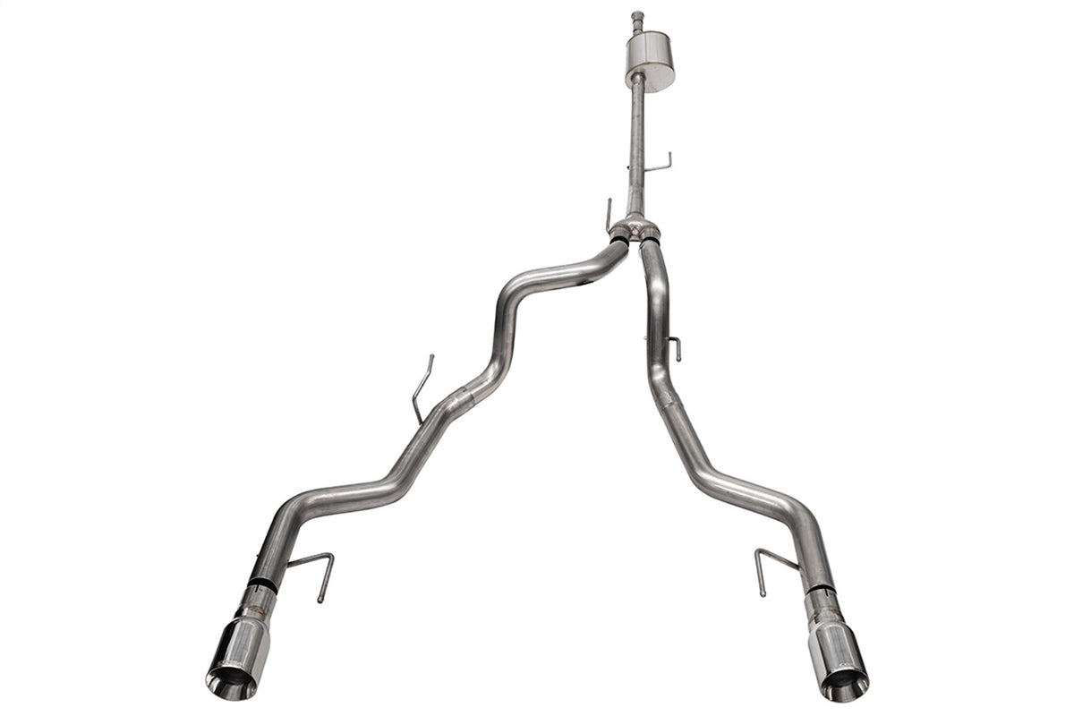 Corsa 2022-2024 2023 Ford F-150 SuperCrew/5.5ft Bed 5.0L V8 Sport Cat-Back Dual Rear Exit-Polished - 21184