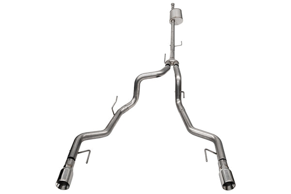 Corsa 2022-2024 2023 Ford F-150 SuperCrew/5.5ft Bed 5.0L V8 Sport Cat-Back Dual Rear Exit-Polished - 21184