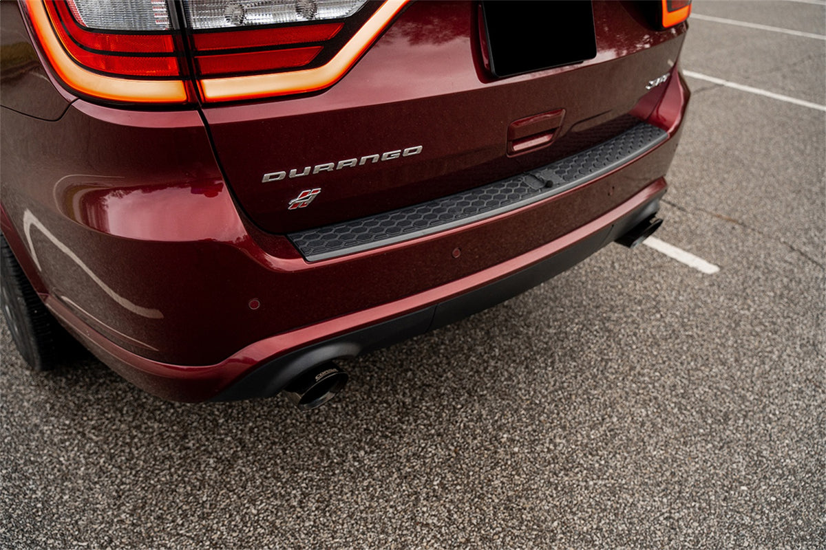 Corsa 18-22 Dodge Durango SRT 392 Cat-Back 2.75in Dual Rear Exit Xtreme 4.5in Black PVD Tips - 21198BLK