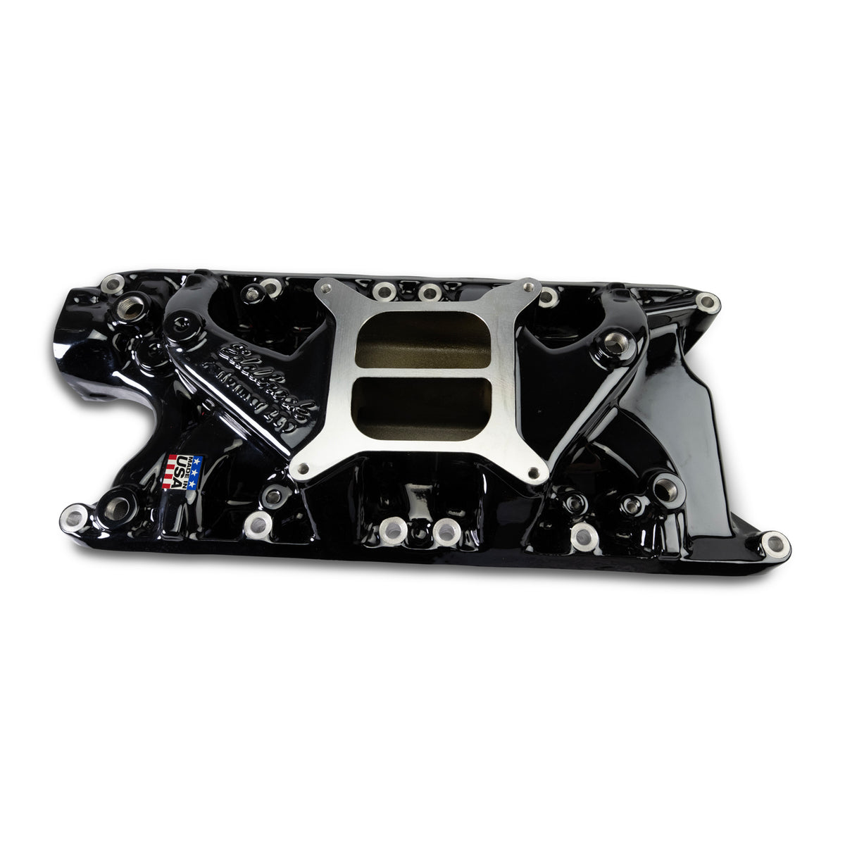 Edelbrock SB Ford Performer Intake Manifold - Black Plasma Finish - 2121-BP