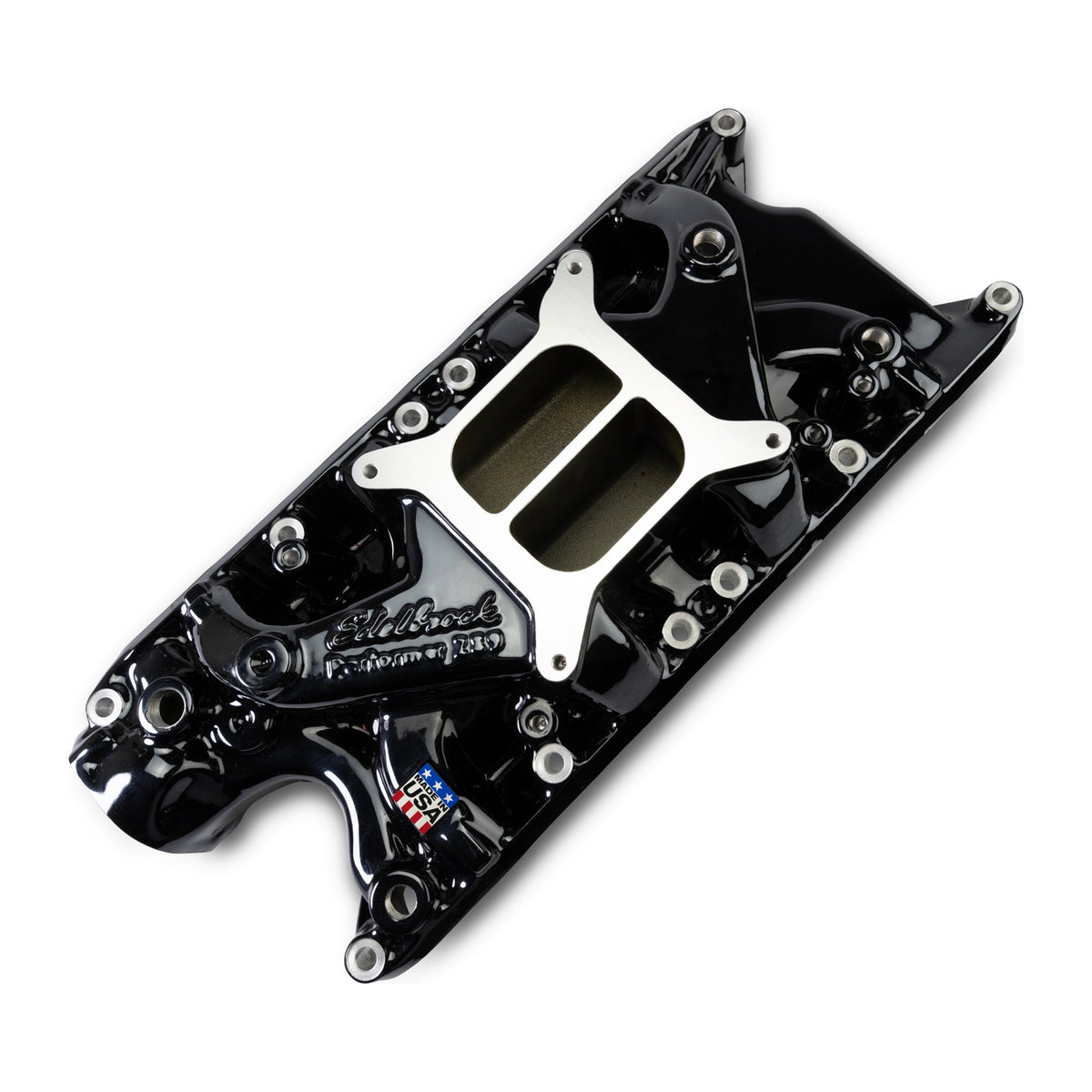 Edelbrock SB Ford Performer Intake Manifold - Black Plasma Finish - 2121-BP