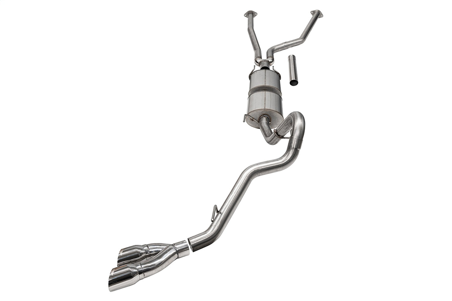 Corsa 22+ Toyota Tundra 4WD 3in Sport Cat-Back Side Exit Exhaust System w/ Twin 4in Polished Tips - 21245