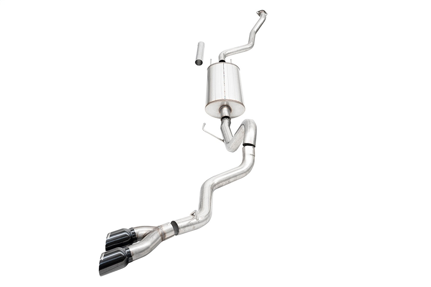 Corsa 24-25 Toyota Tacoma (2.4L Turbo) Sport Cat-Back - 4in Black Tip - 21306BLK