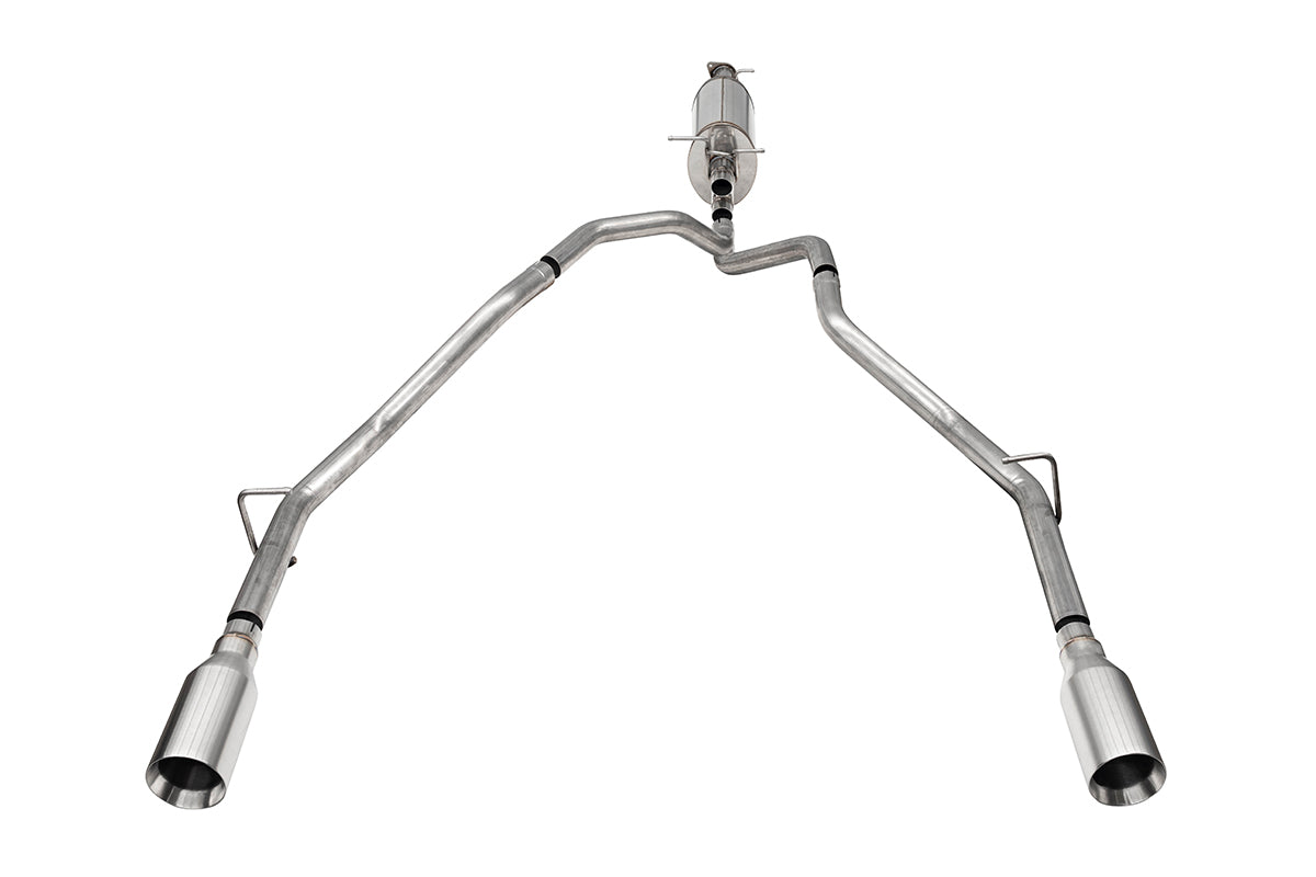 Corsa  25-26 Ram 2.5in Stainless Steel Sport Cat-back Dual Rear Exit 5.0in Polished Tip - 21309