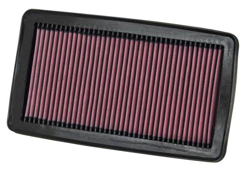 K&N 07 Acura MDX 3.7L V6 Drop In Air Filter - 33-2383 for 2007-2009 Acura MDX - front view