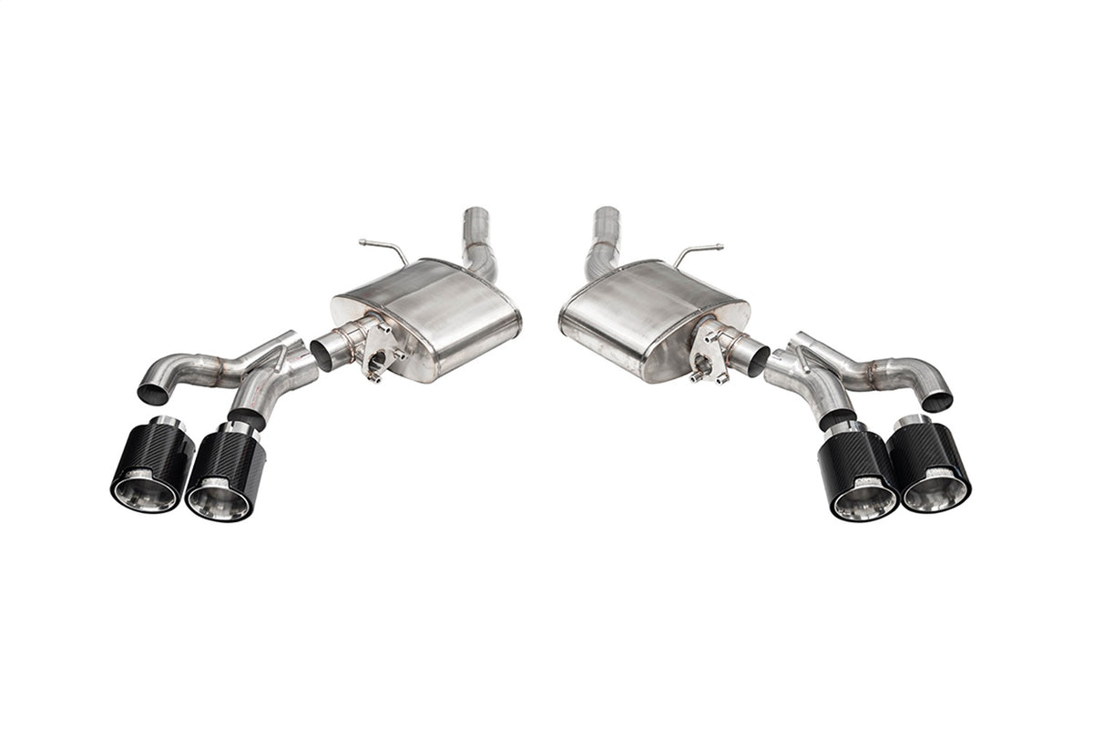 Corsa 22-25 Cadillac CT5-V Blackwing 3in Axle-Back - Act. Exh. - Dual Rear Exit - Twin 4.5inCF Tips - 21322CF