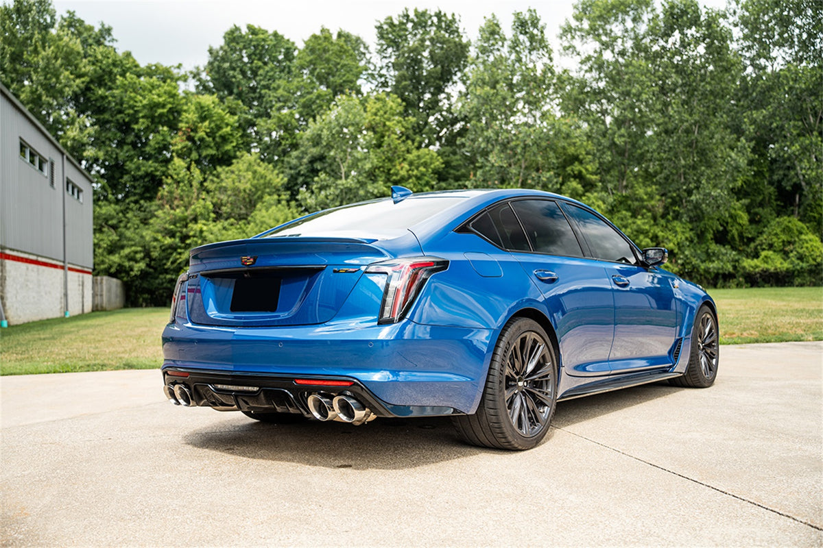Corsa 2022-2024 Cadillac CT5-V Blackwing 3in Axle-Back - Act. Exh. - Dual Rear Exit - Twin 4.5inTips - 21322